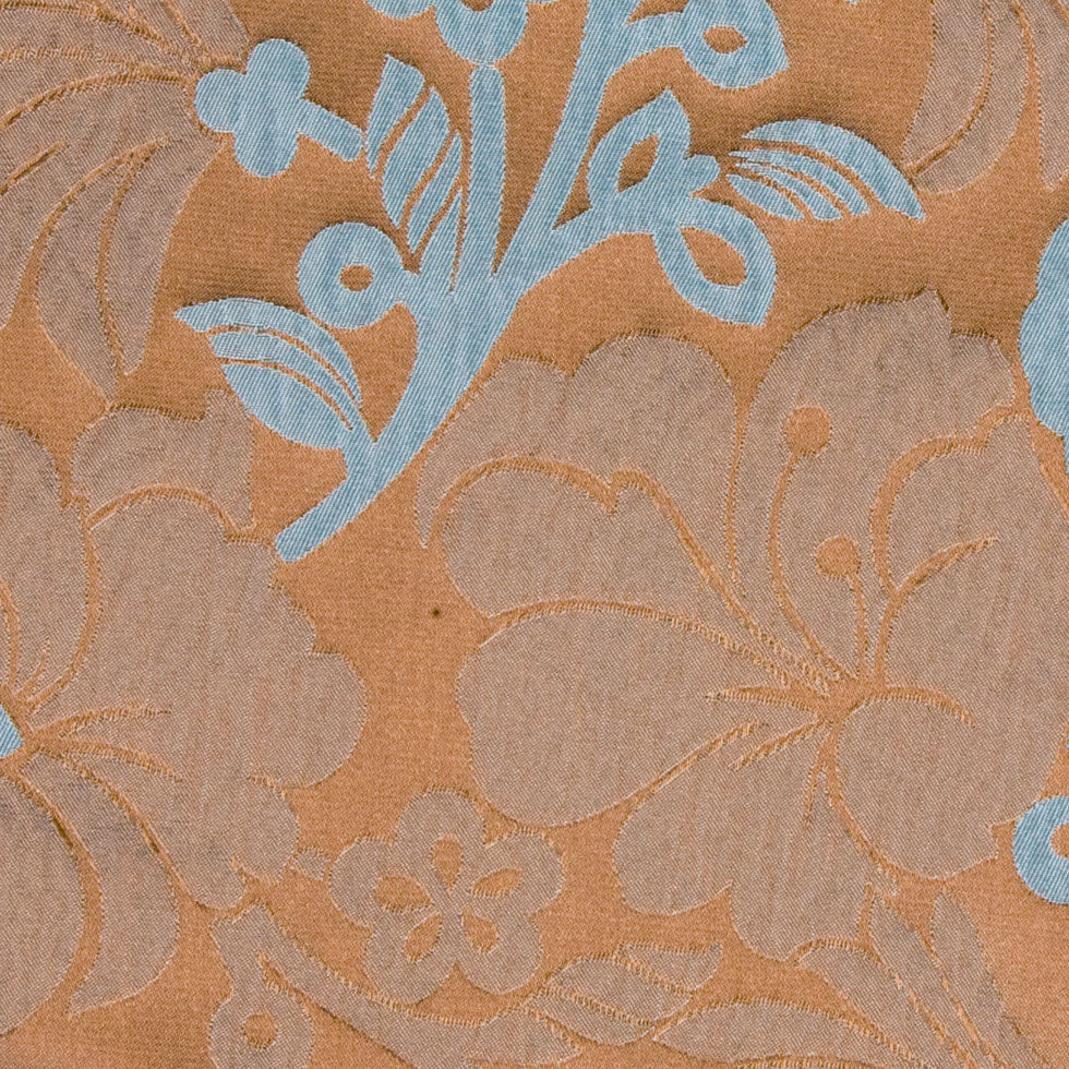 Chocolate/Duck Egg Geometric Taffeta - Joann Fabrics
