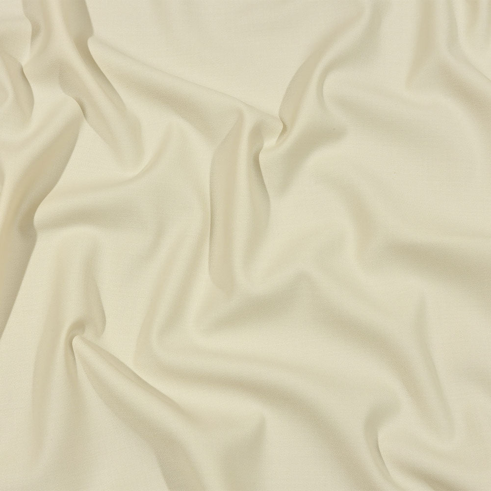 Italian Ivory Double Face Stretch Super 160 Virgin Wool Twill Suiting - Joann Fabrics