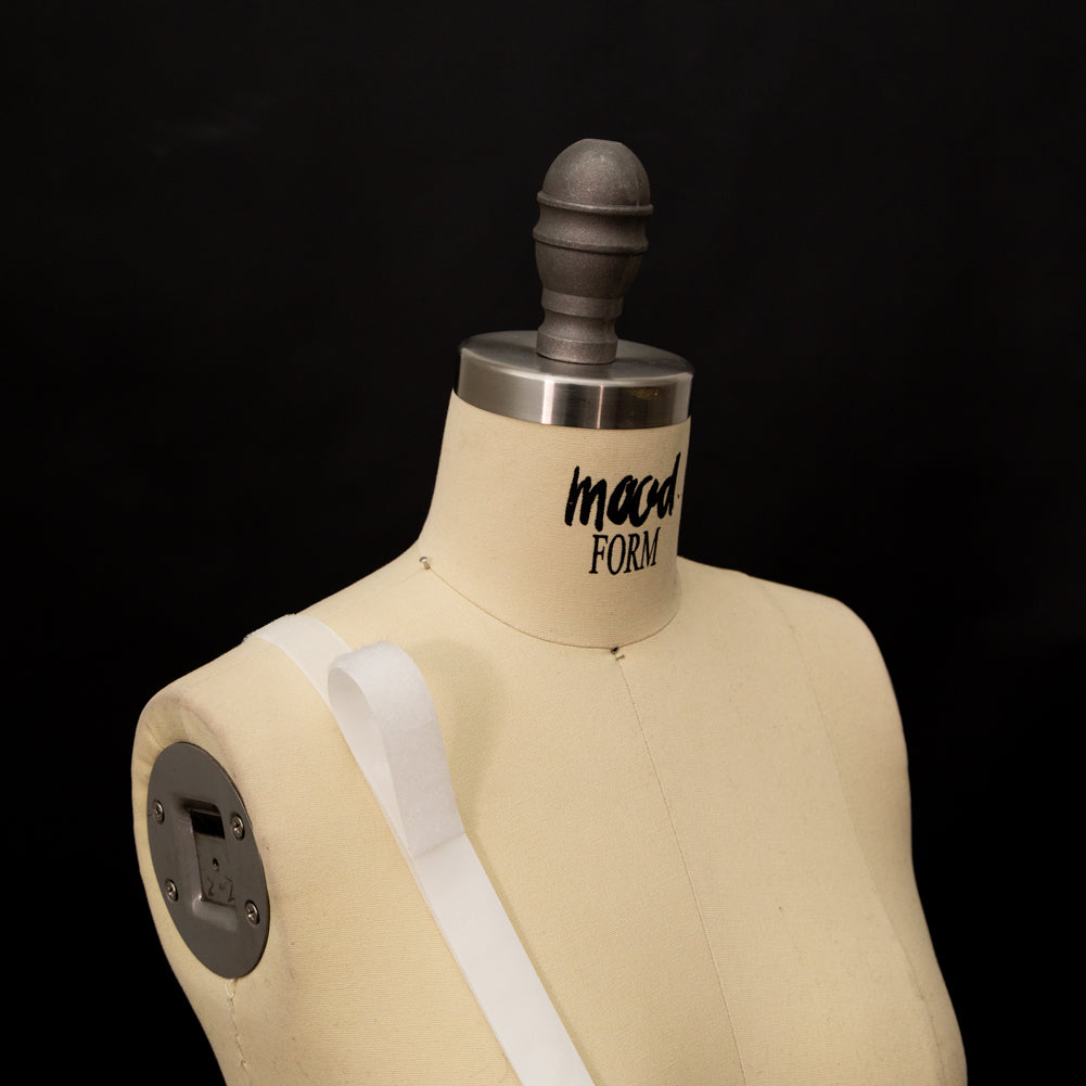 White Sticky Back VELCRO&reg; Brand Fastener - 0.75