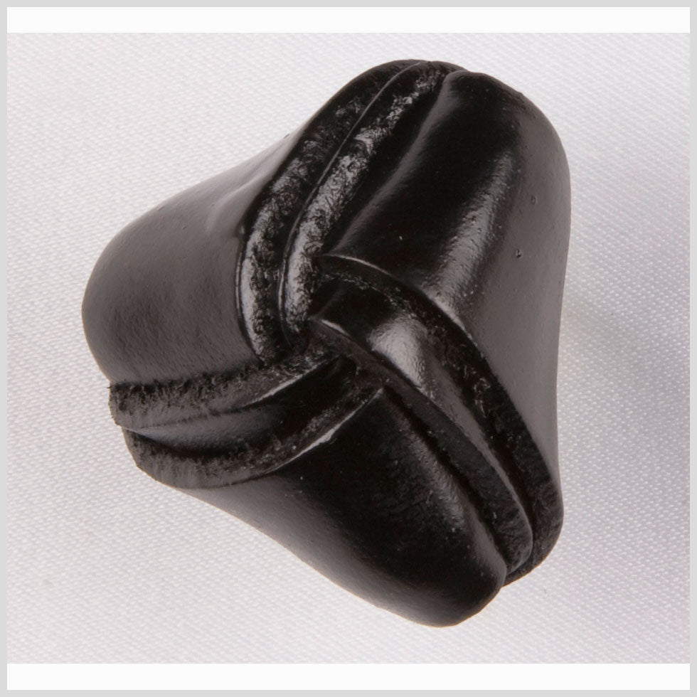 Black Leather Button - 24L/15mm - Joann Fabrics