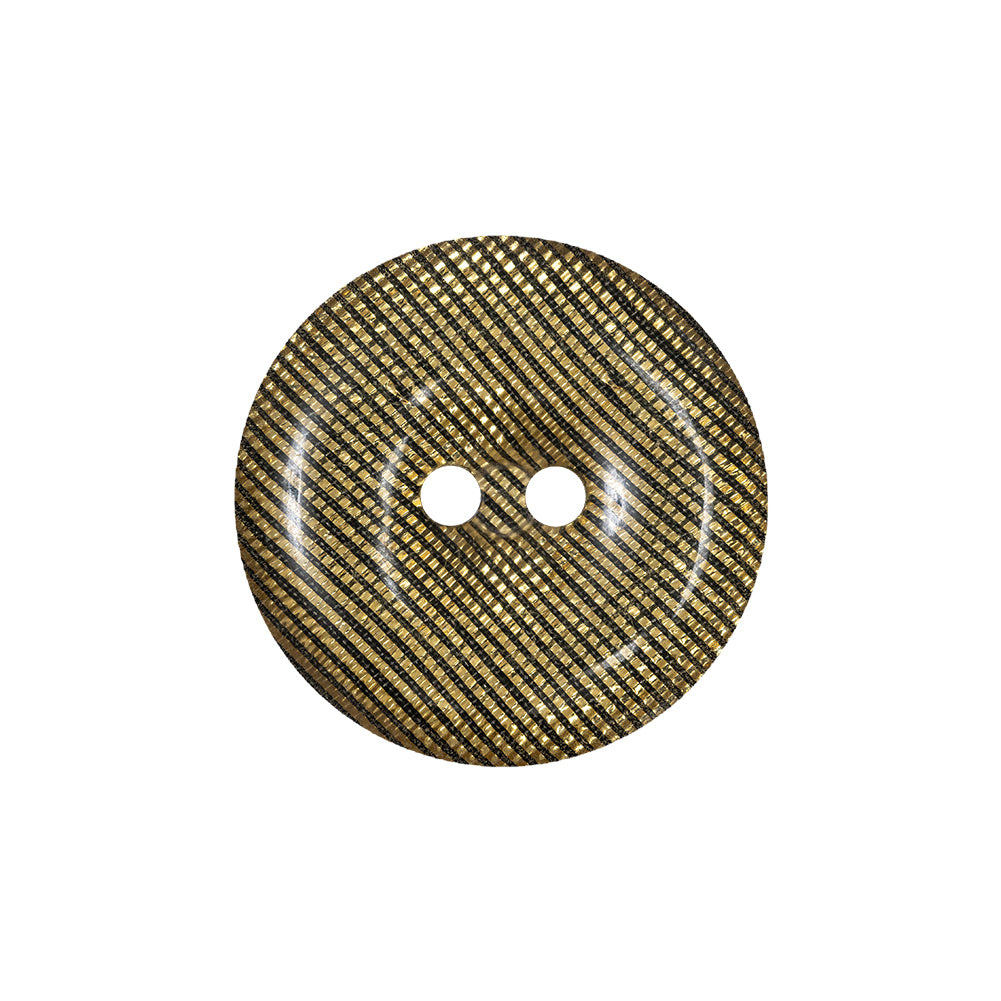 Black and Gold Iridescent Disco Two-Hole Button - 36L/23mm - Joann Fabrics