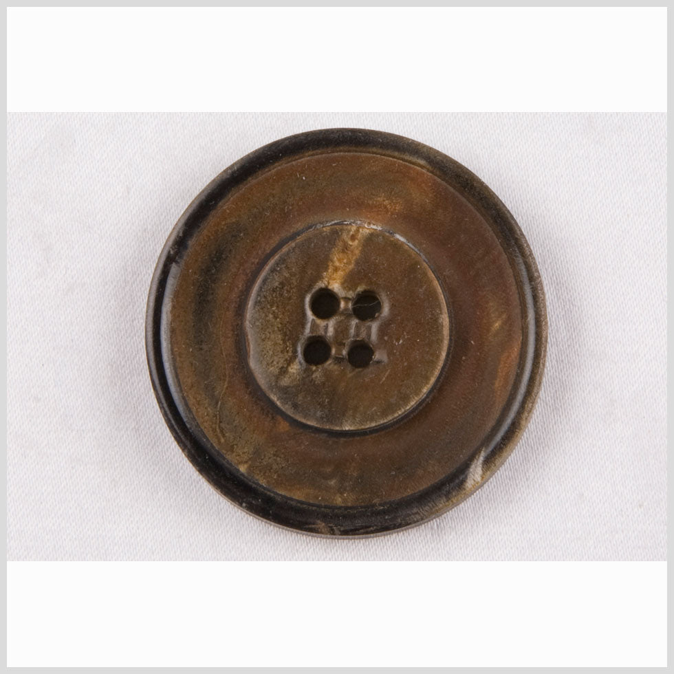 Brown Horn Coat Button - 44L/28mm - Joann Fabrics