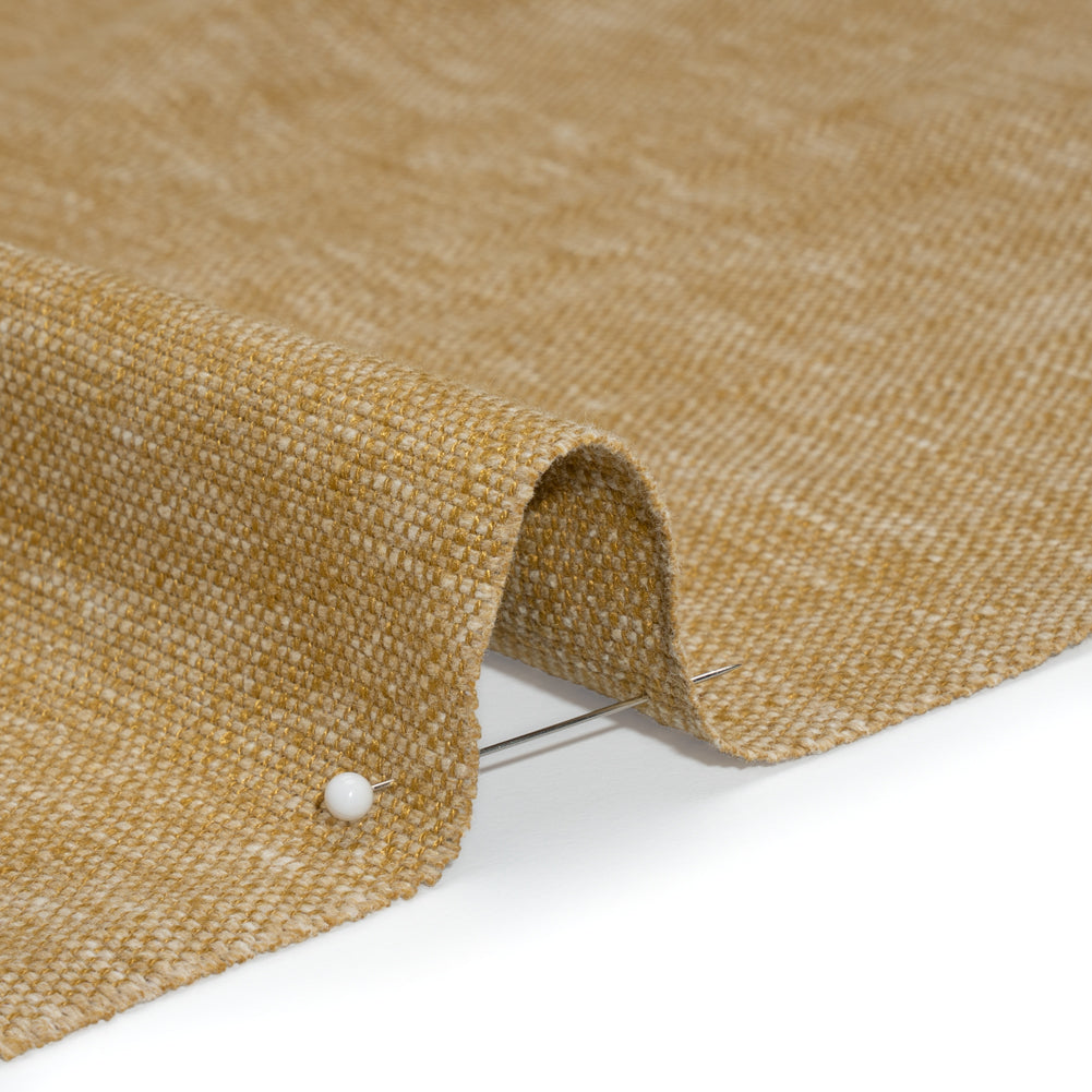 Linen Look Recycled Polyester and Cotton Woven - Maize - British Imported - Joann Fabrics