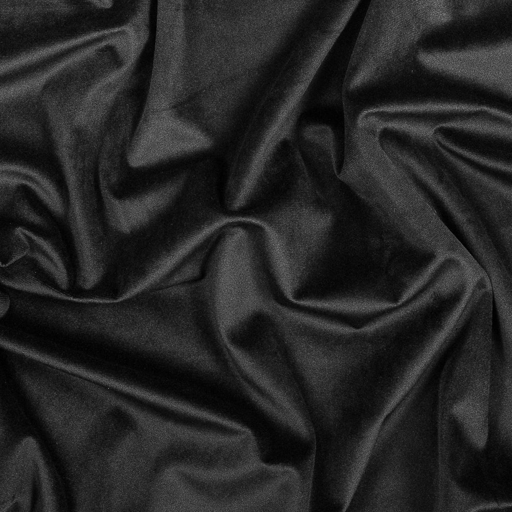 Ultra Black Creamy Polyester Velvet - Joann Fabrics