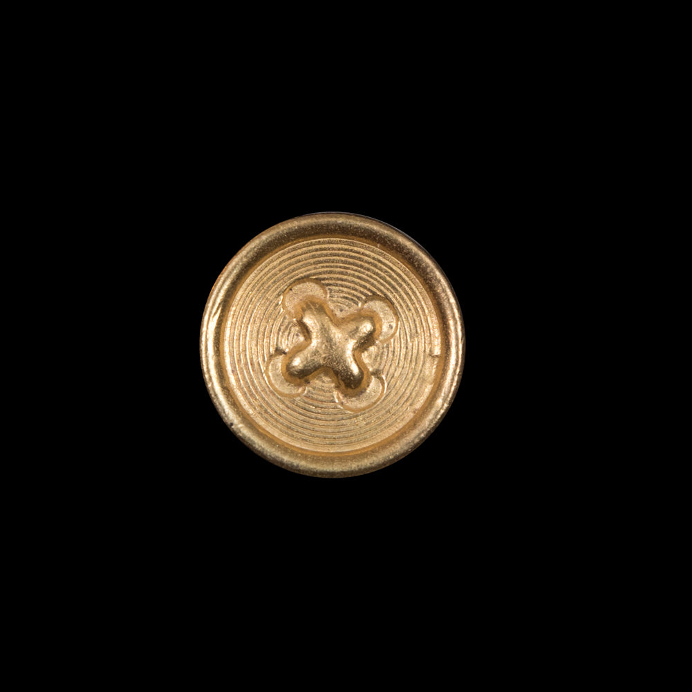 Gold Metal Shank Back Button - 30L/19mm - Joann Fabrics
