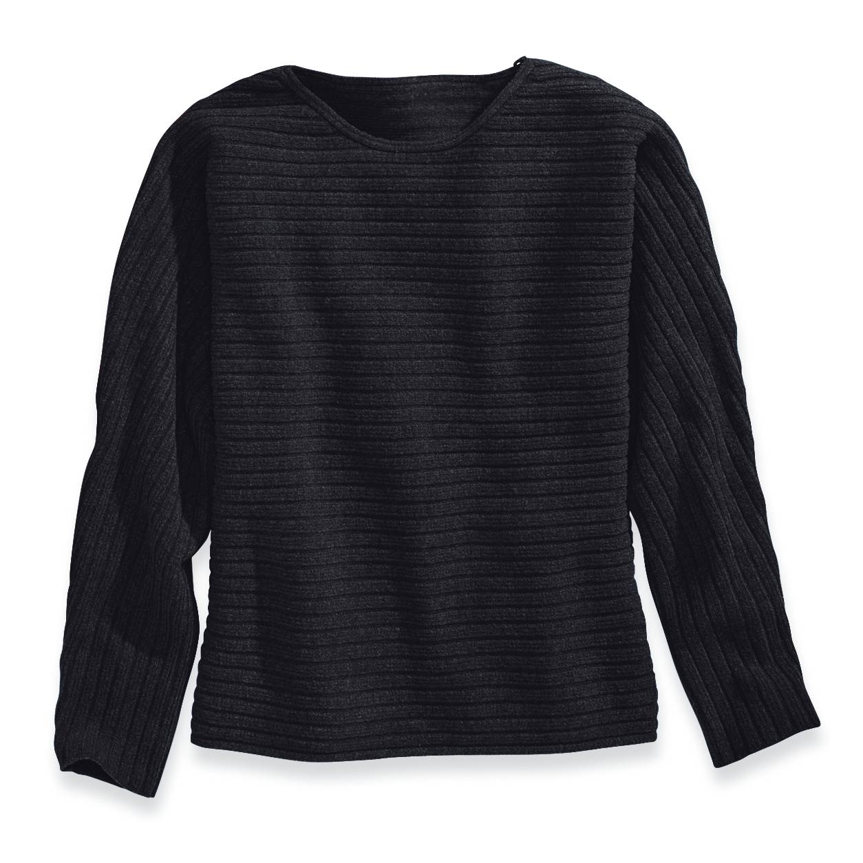 Long-Sleeve Dolman Sweater, Pullover, Horizontal Ribbing - Northstyle Catalog