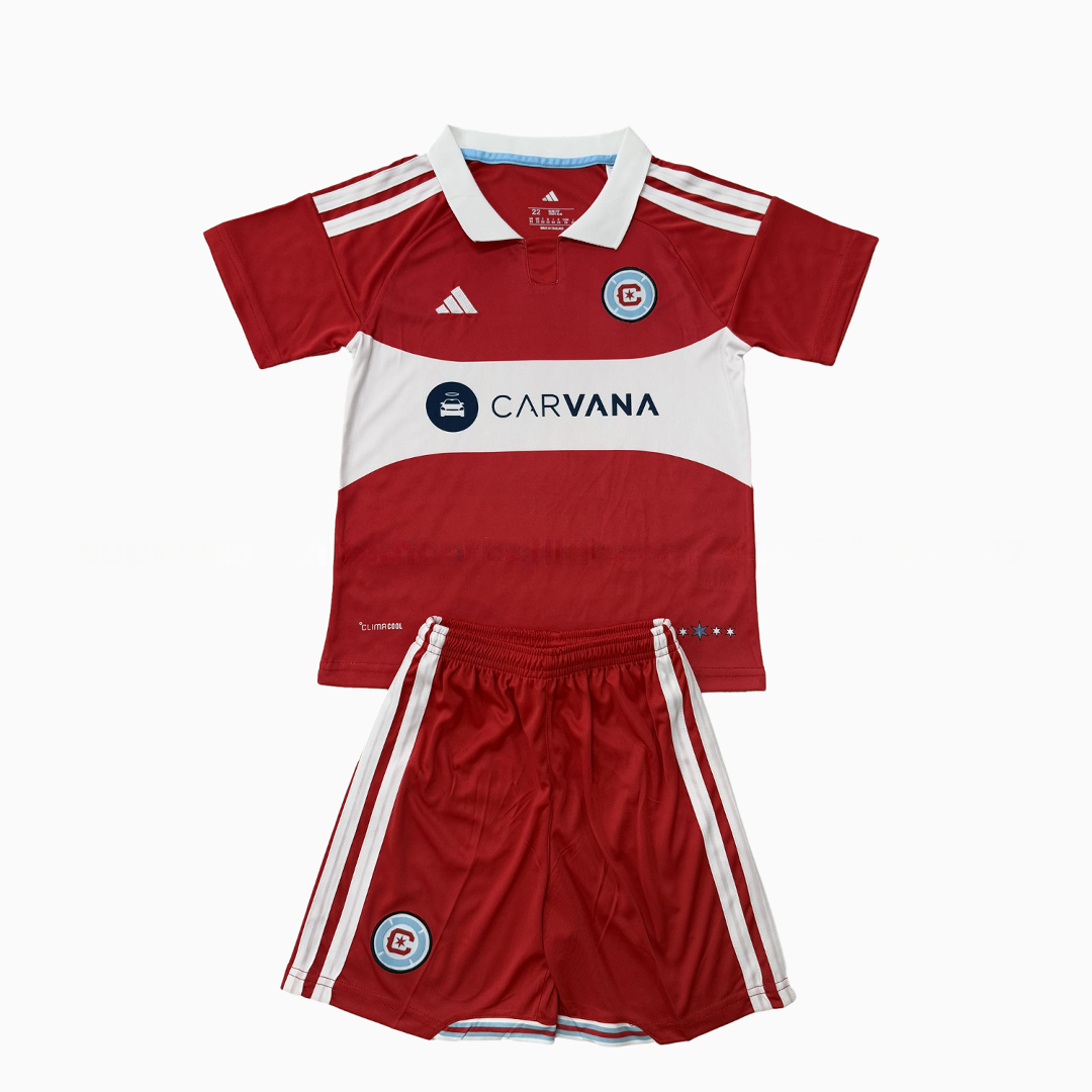 Chicago Fire 25-26 Home Men's Adult Jersey Set - Fans Version - UnitedFutballJersey