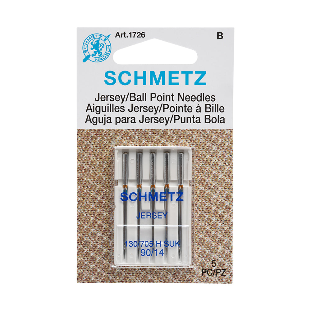 Schmetz Jersey/Ball Point Machine Needles - 90/14 - 5 ct - Joann Fabrics