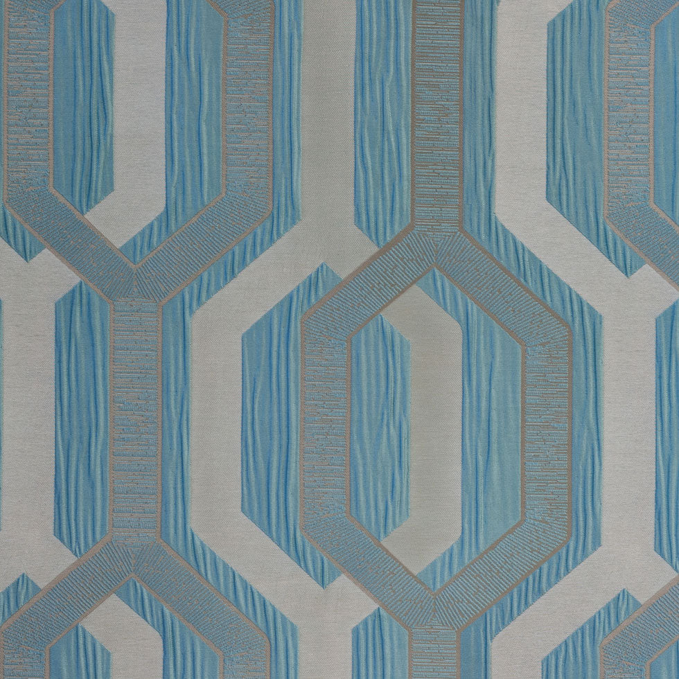 Blue Geometric Poly - Joann Fabrics