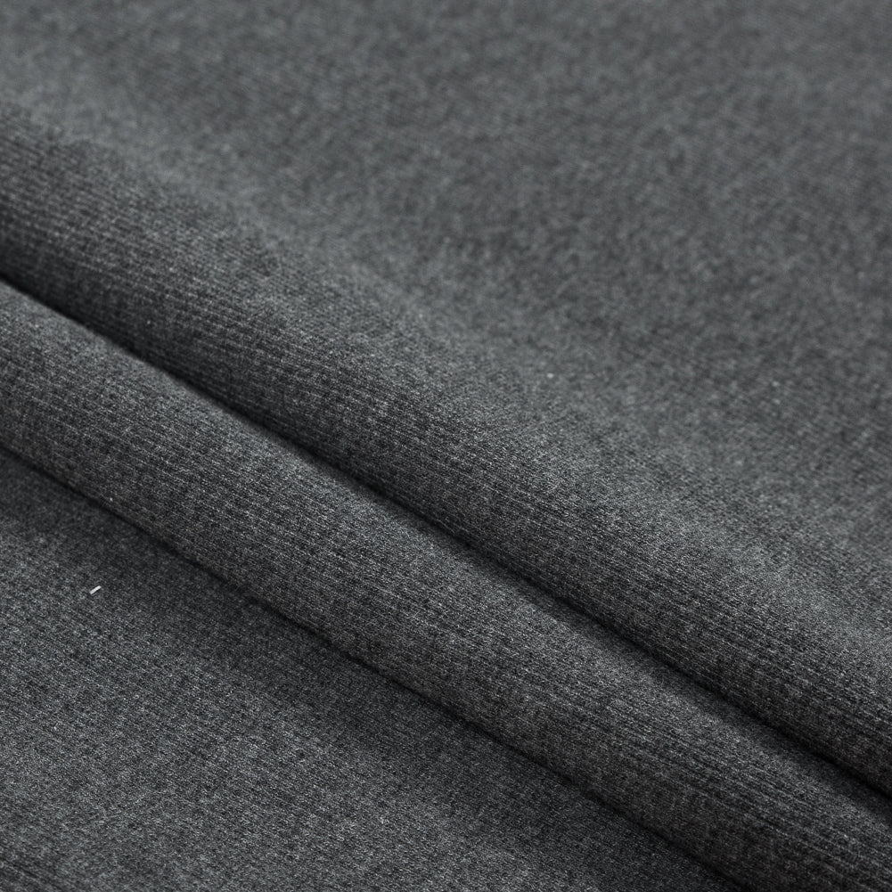 Heathered Charcoal Tubular Cotton Rib Knit - Joann Fabrics