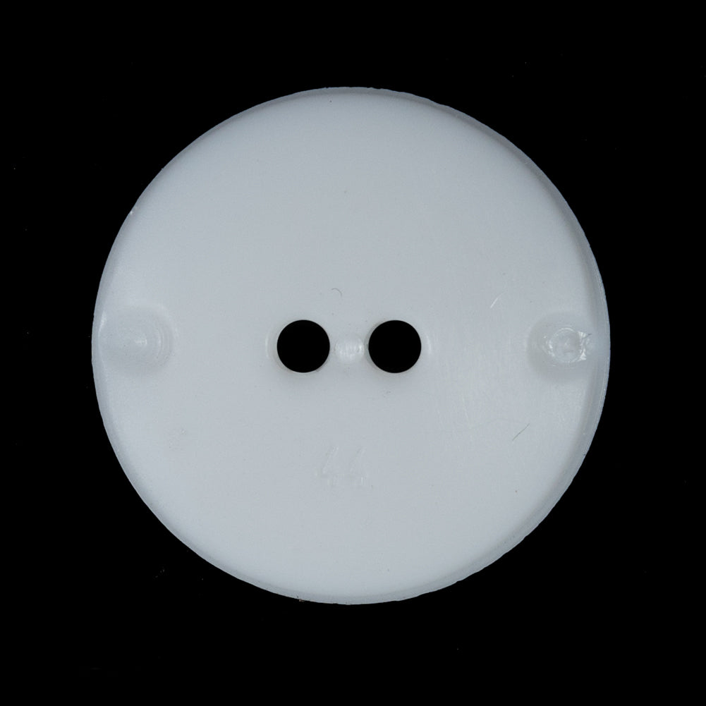 White Etched 2-Hole Plastic Button - 44L/28mm - Joann Fabrics