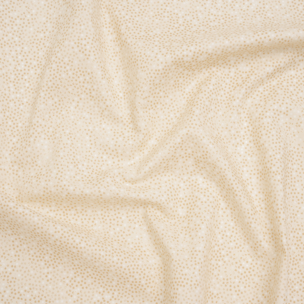 Printed Quilting Cotton by Patrick Lose for Northcott - Natural Ditsy Dots - Tonal Trios Collection - Joann Fabrics