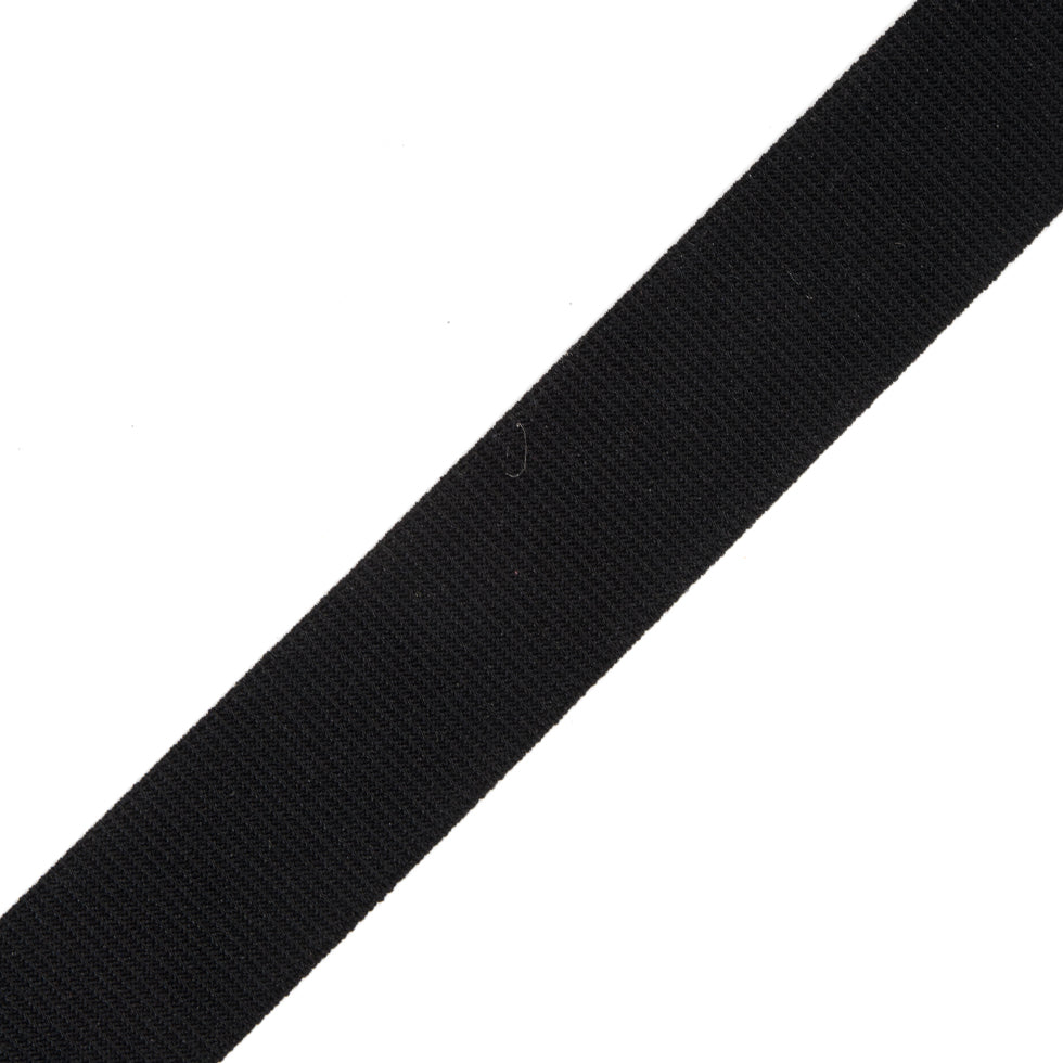 Black Stretch Grosgrain Ribbon - 1
