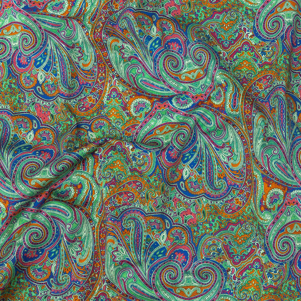 Mood Exclusive Katydid Curling Convolutions Stretch Cotton Sateen - Joann Fabrics