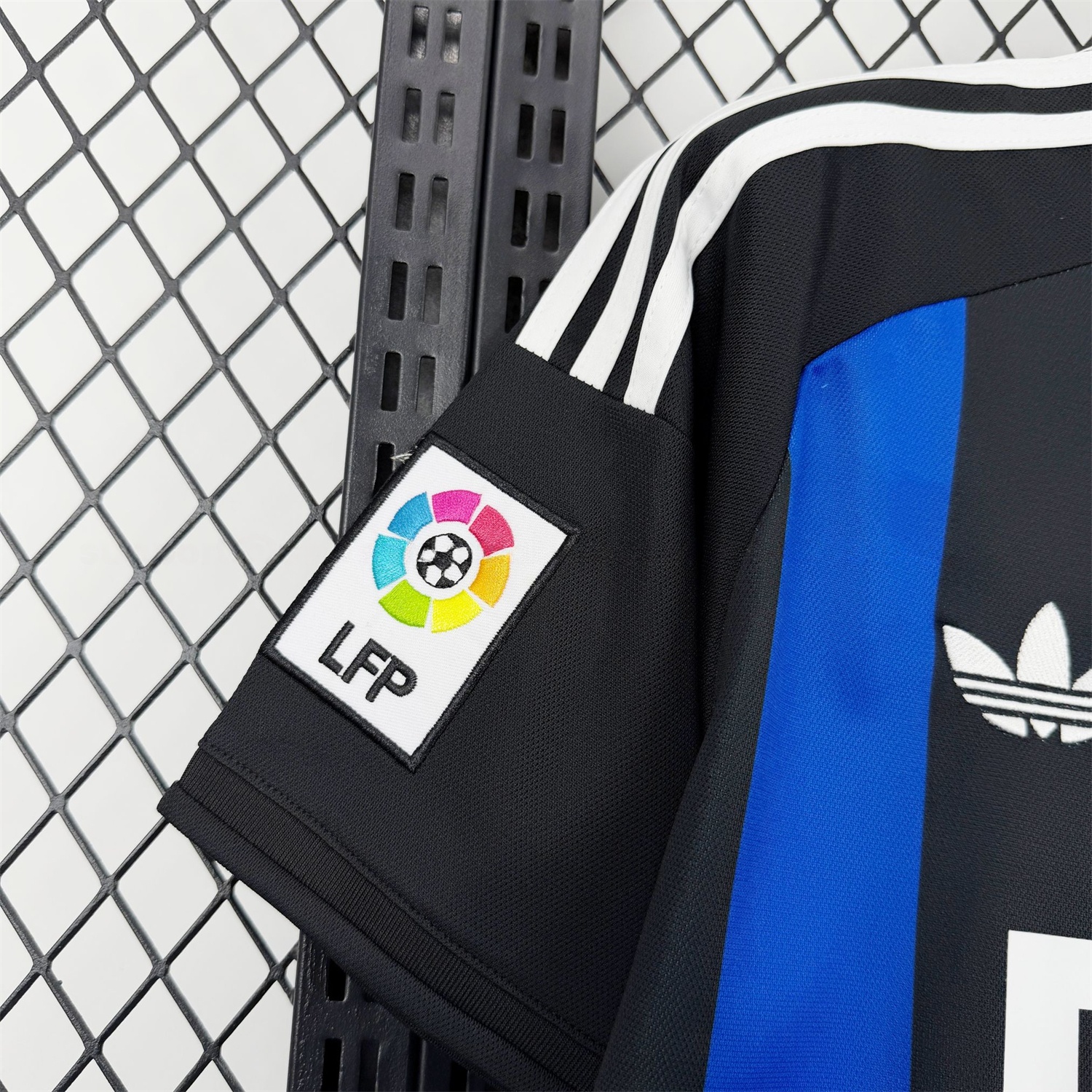 Real Oviedo 25-26 Deep Black With Royal Blue 100th Anniversary Jersey - Fans Version - UnitedFutballJersey