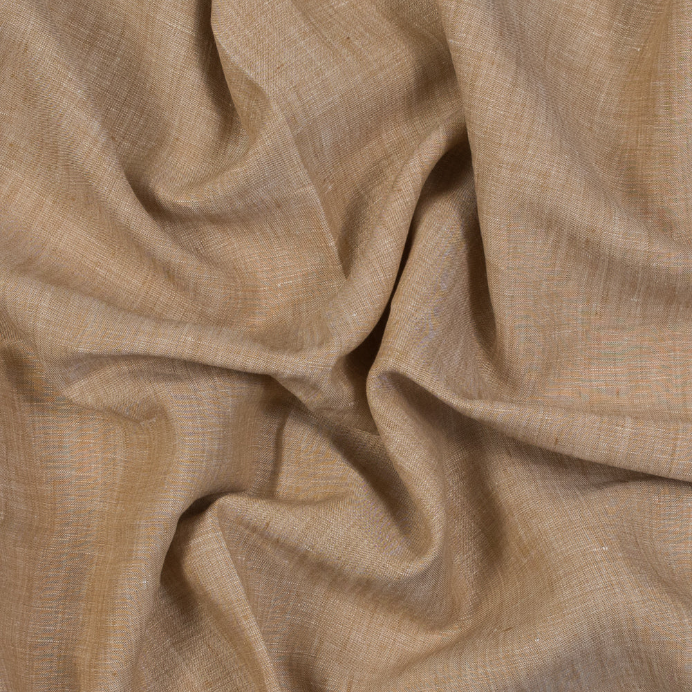 Two-Tone Linen Woven - Fall Leaf and White - Sanremo Collection - Joann Fabrics