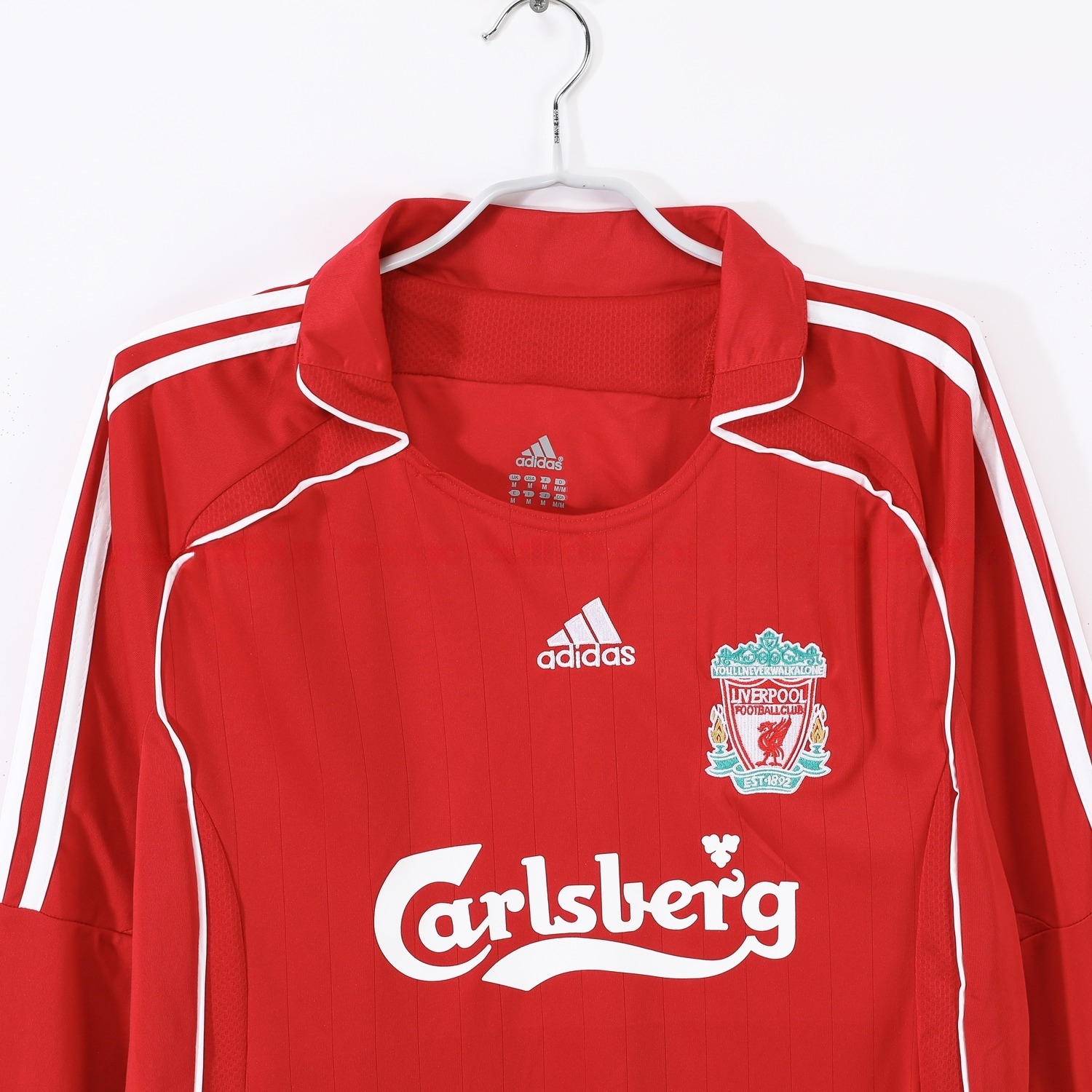 Retro Liver.pool 2006-07 Home Long Sleeves Jersey - UnitedFutballJersey