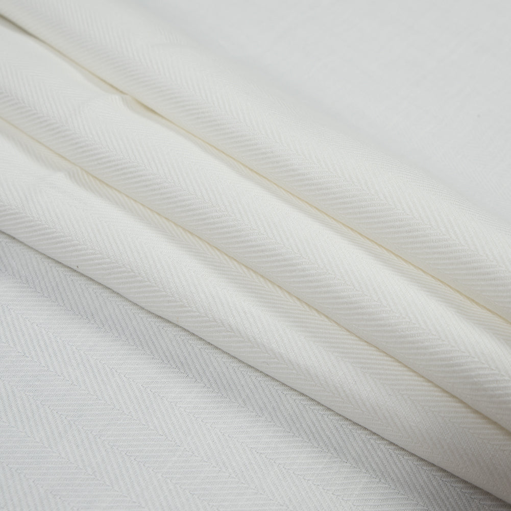 Italian White Herringbone Linen Blend - Joann Fabrics