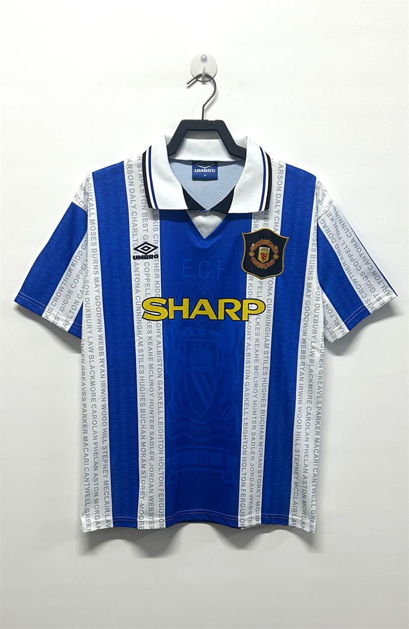 1994/1996 Retro Manchester United Third Away Football Shirt 1:1 Thai Quality