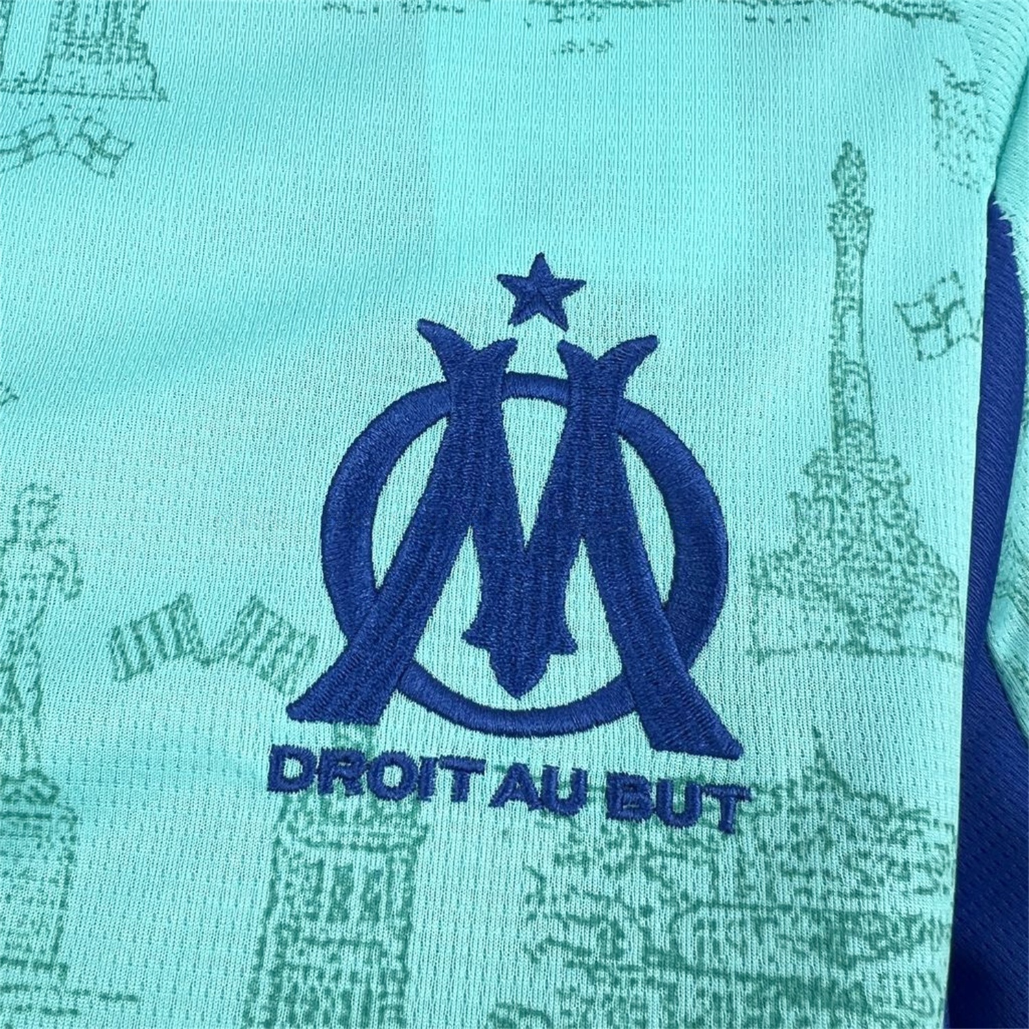 Marseille 25-26 Blue Goalkeeper Jersey - Fans Version - UnitedFutballJersey