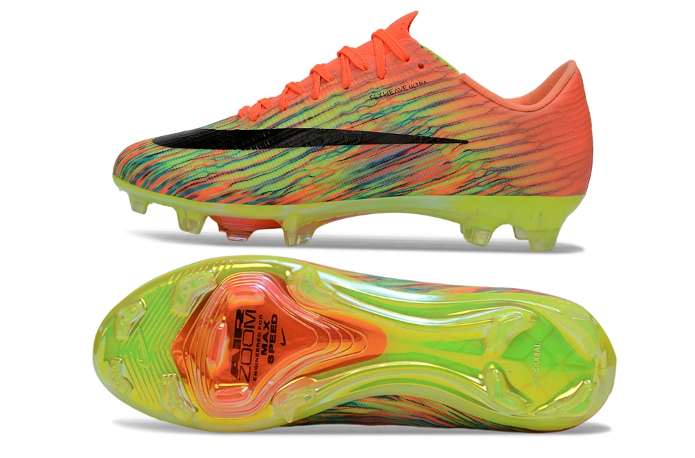 Vapor 17 Elite FG Orange Lime Football Boots | Size Labels 38–45