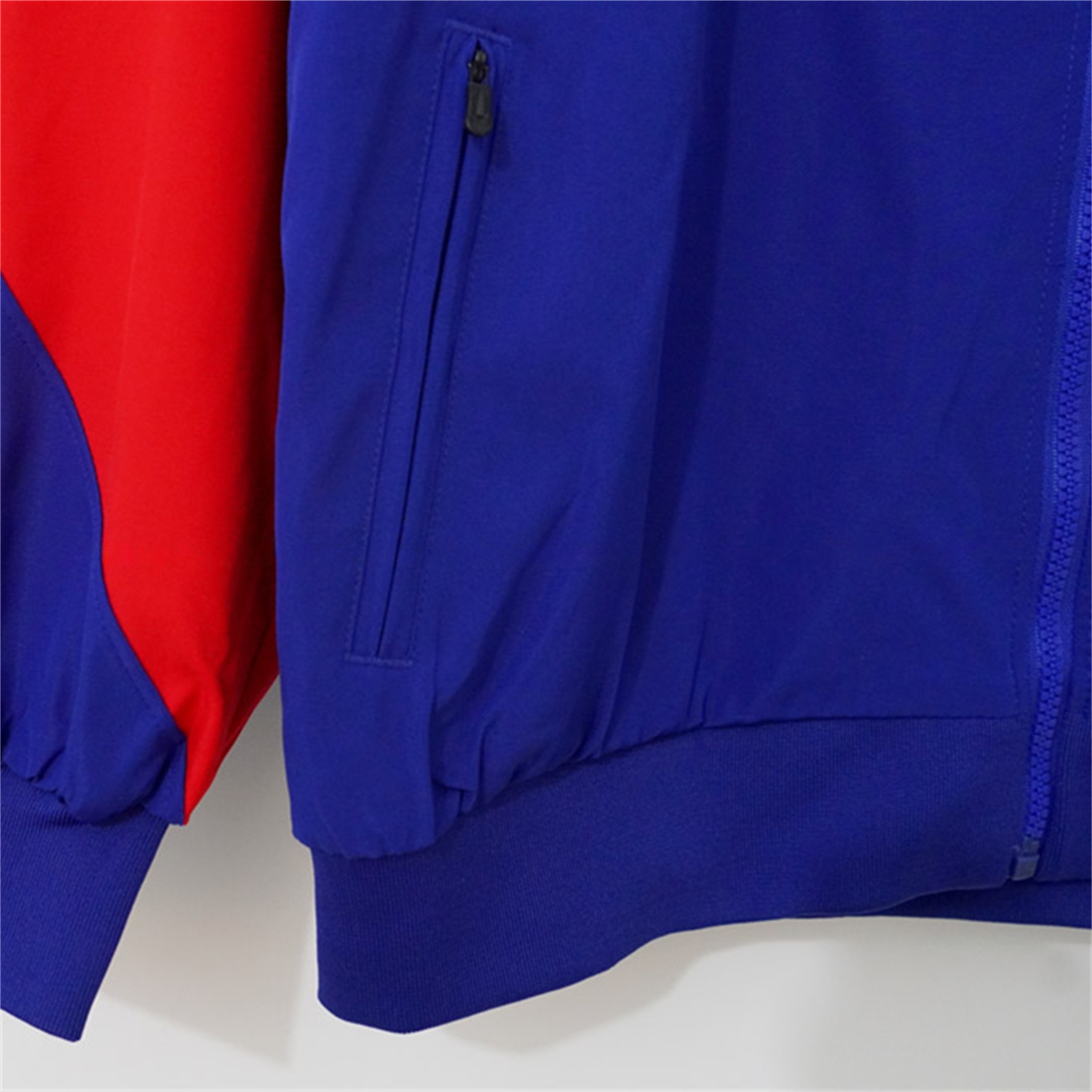 Retro Barcelona 24-25 Windbreaker Jacket - Blue Red - UnitedFutballJersey