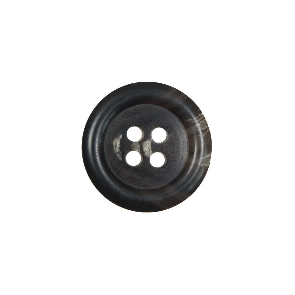 Black and Brown Plastic 4-Hole Button - 30L/19mm - Joann Fabrics