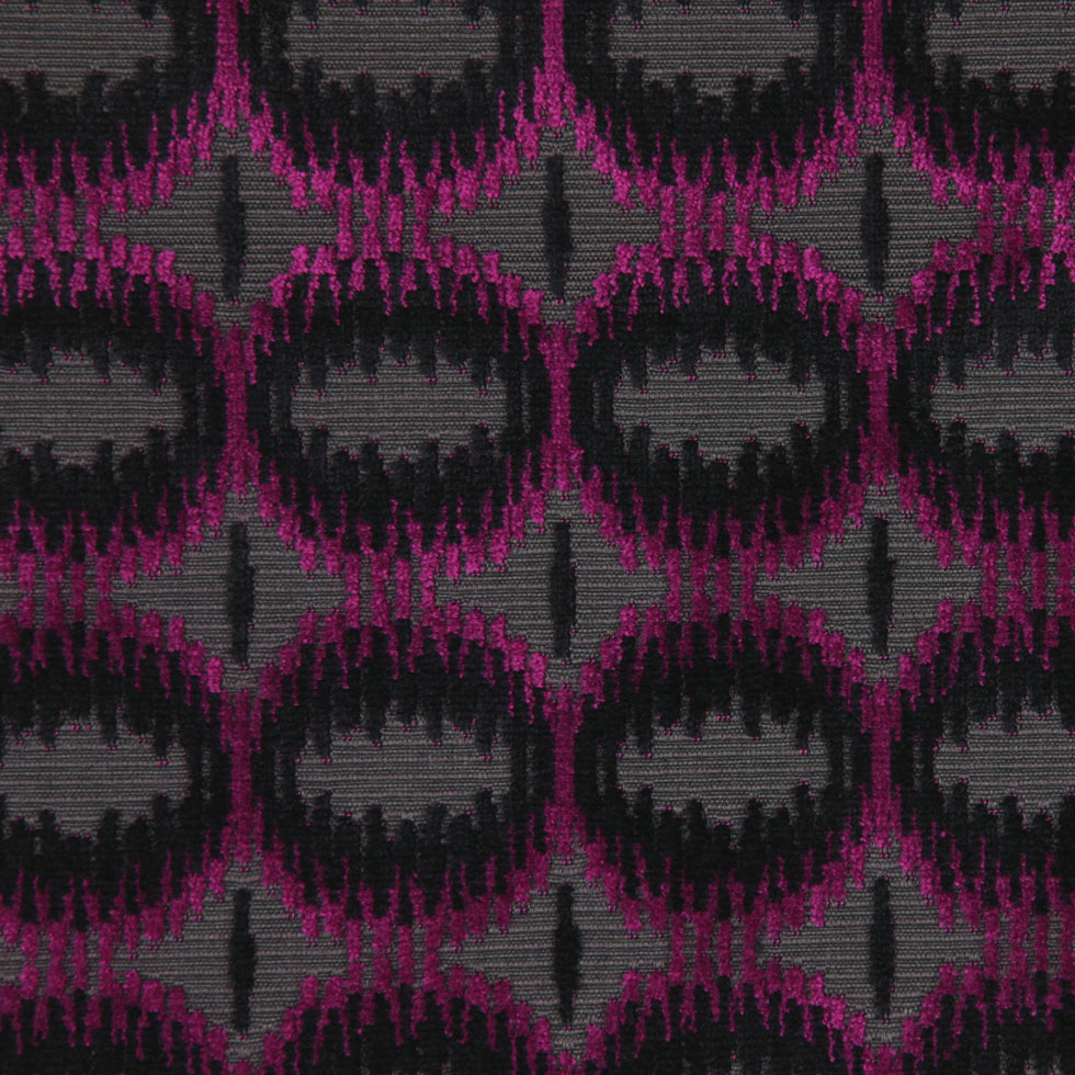 Zwart Cardinal Round Geometric Velvet - Joann Fabrics
