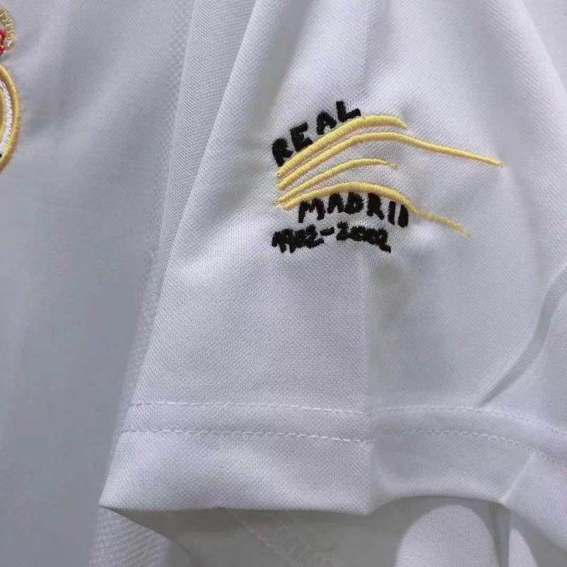 2002/2003 Retro Real Madrid Home Football Jersey Champions League Edition 1:1 Thai Quality