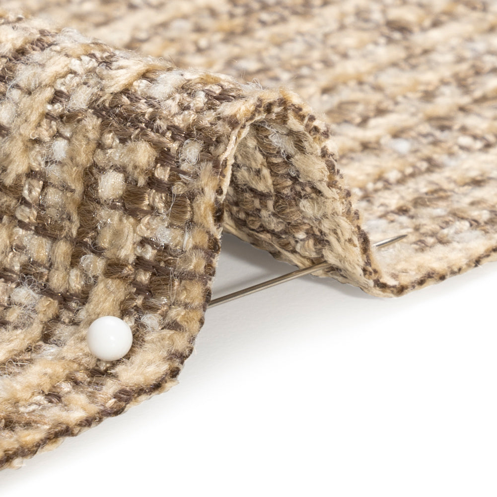 Tweed Upholstery Chenille - Cafe Striated - Caprona Collection - Joann Fabrics