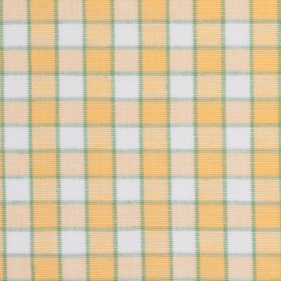 Citrus Yellow and Green Checked Handwoven Cotton - Joann Fabrics