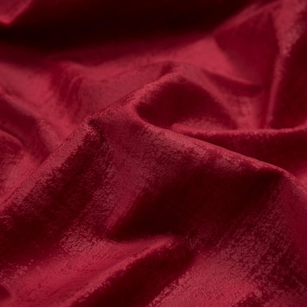 Embossed Textured Velvet - Cassis - British Imported - Joann Fabrics