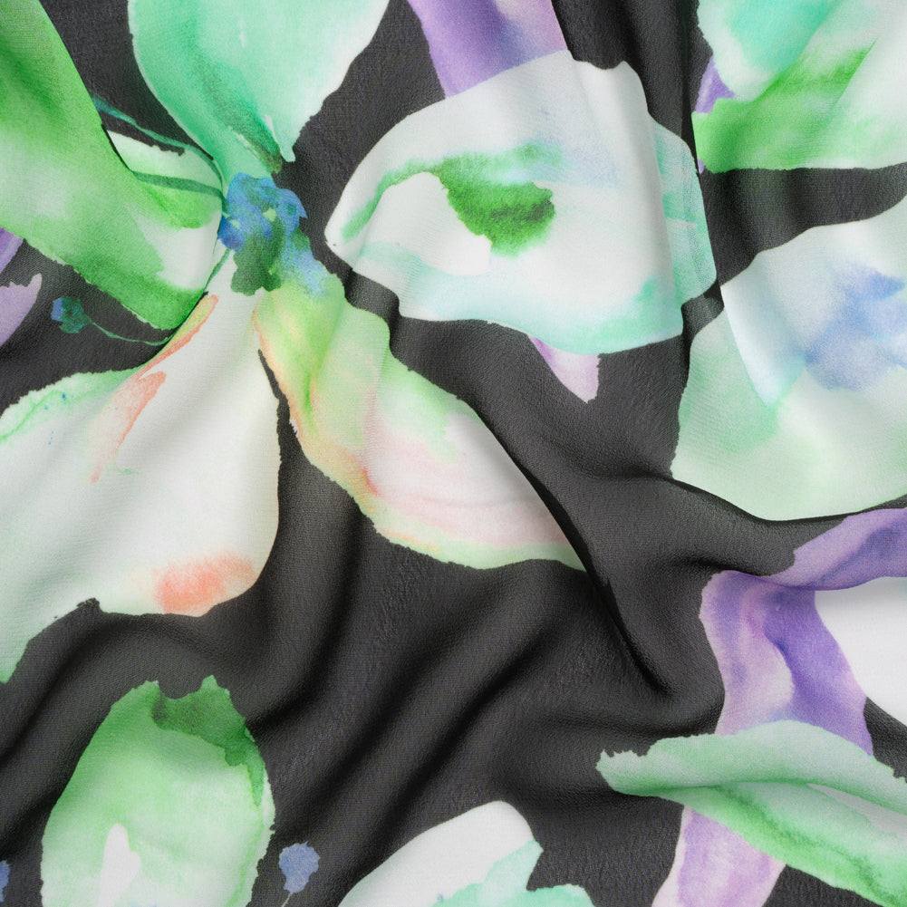 Mood Exclusive Green Orchid Overture Viscose Chiffon - Joann Fabrics