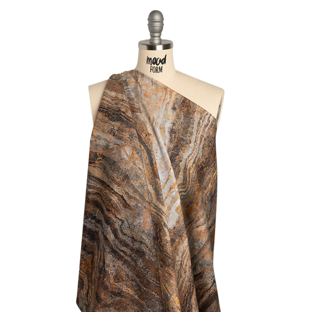 Stonehenge Wide Backing Quilting Cotton by Northcott - Iron Ore Swirling Lines Gradient, 108