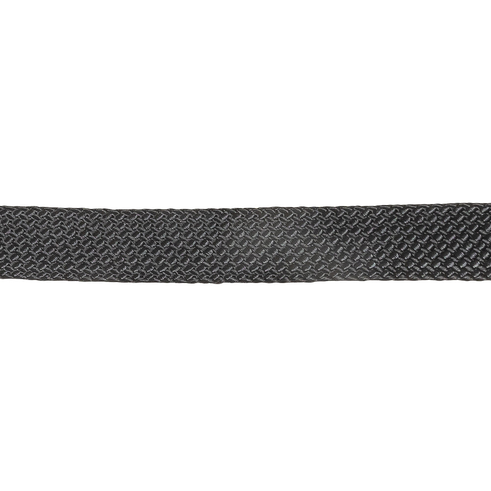 Caviar Luminous Rayon Braided Foldover Trim - 0.5