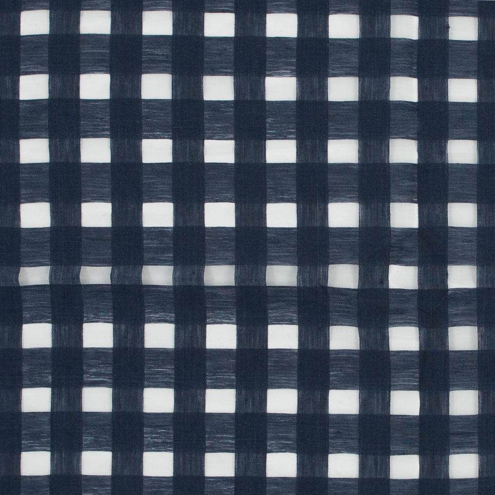 Checkered Linen Woven - New Indigo - Katia Collection - Joann Fabrics
