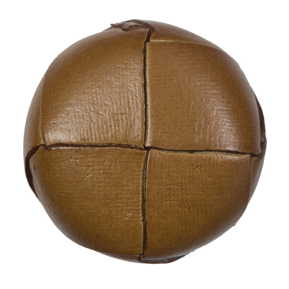 Natural Leather Shank Back Button - 54L/34mm - Joann Fabrics