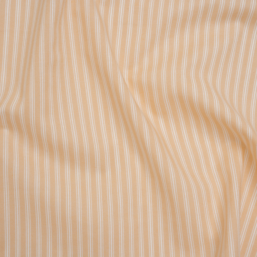 Printed Quilting Cotton by Ghazal Razavi for FIGO Studio - Buttercream Stripes - Nest Collection - Joann Fabrics