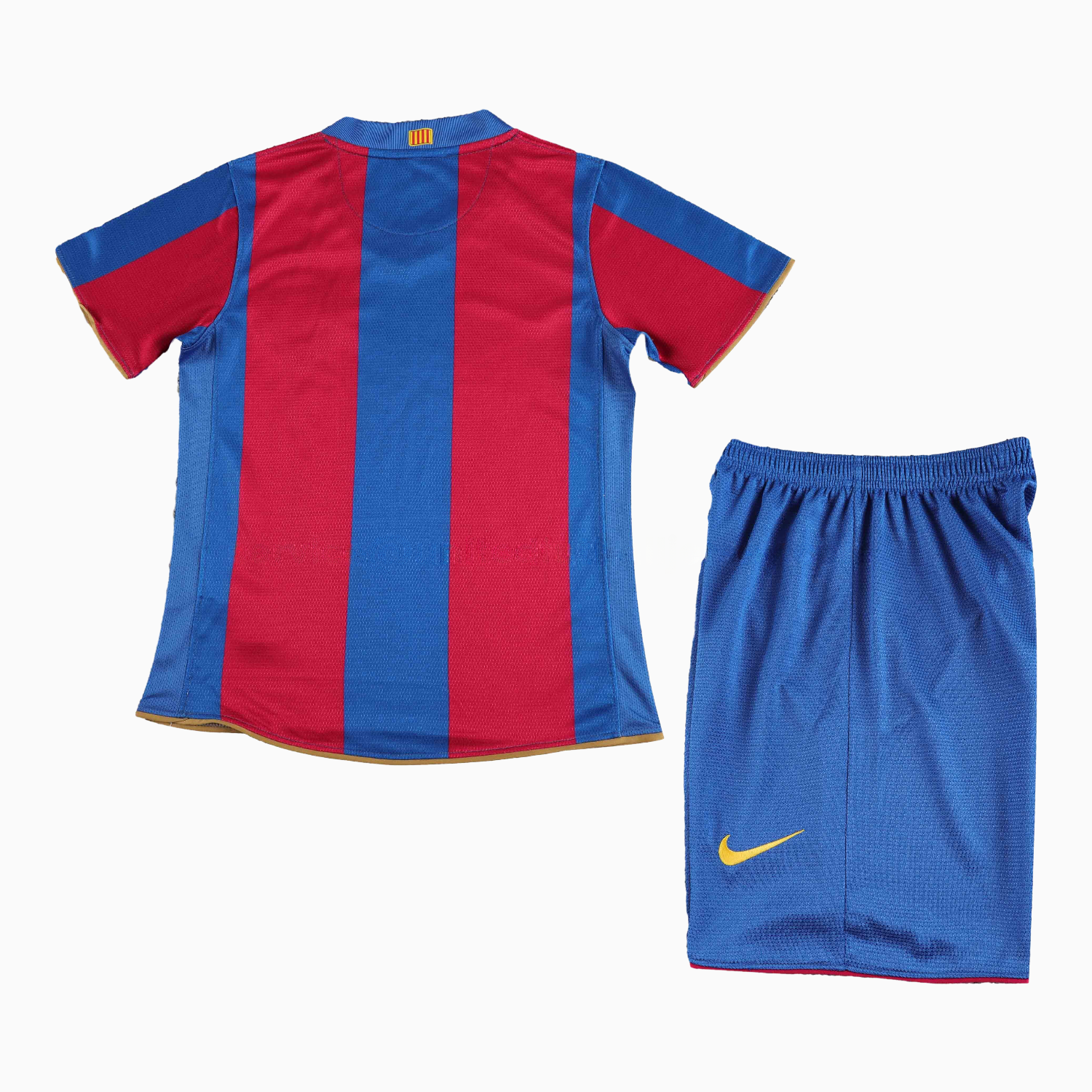 Retro Barcelona 2007-08 Home Kids Kit - UnitedFutballJersey