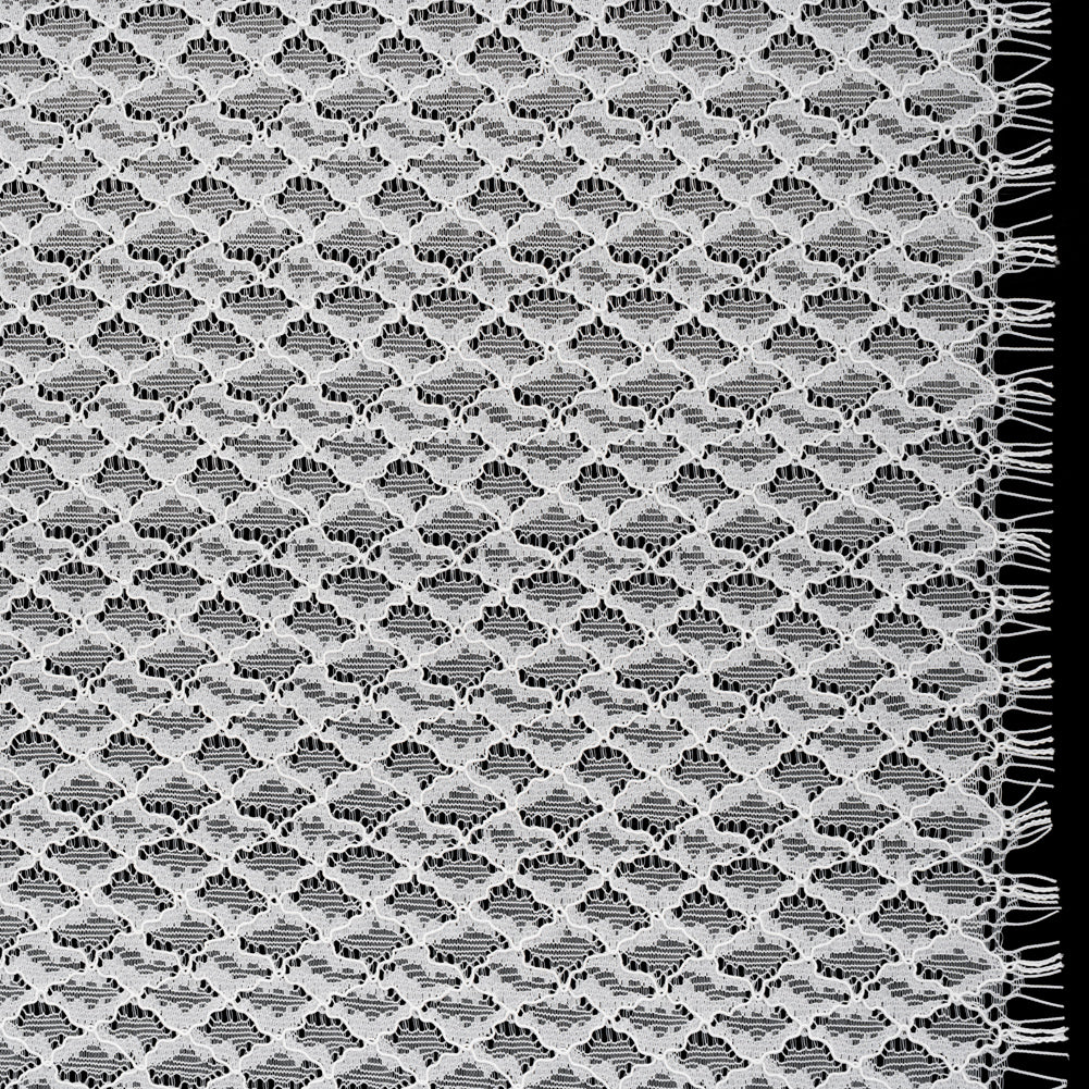 Corded Lace with Finished Eyelash Edges - Ivory Diamond Lattice - Joann Fabrics