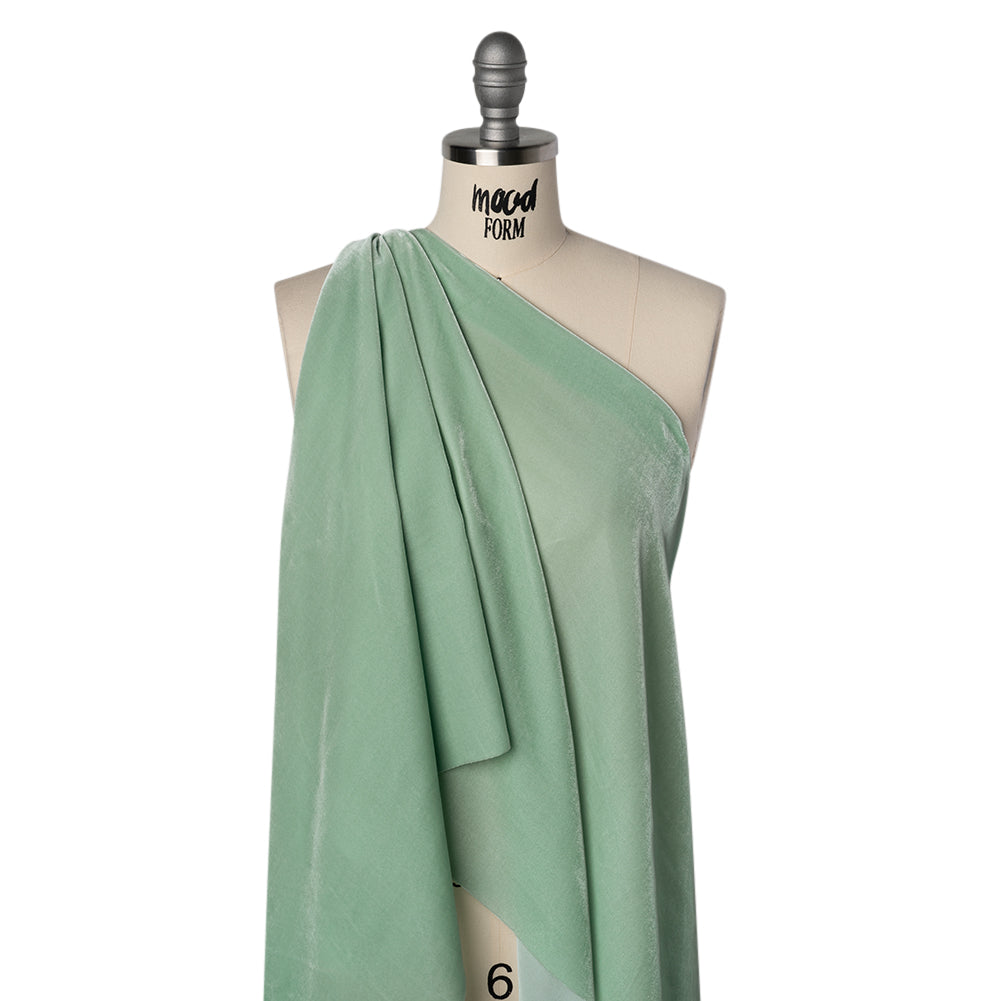 Rayon-Silk Velvet - Mint - Cicero Collection - Joann Fabrics