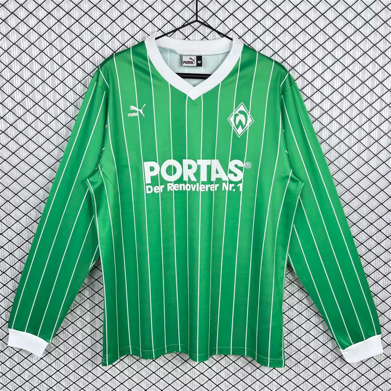 Retro Werder Bremen 1988-89 Away Long Sleeves Jersey - UnitedFutballJersey
