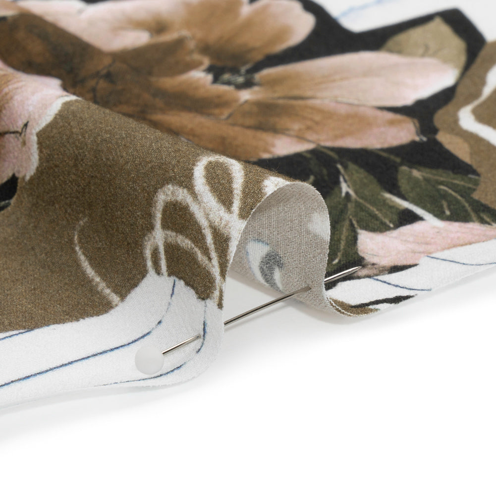 Sustainable Viscose Crepe Print - Beige Note Patchwork - Mood Exclusive Scraps of Self - Joann Fabrics
