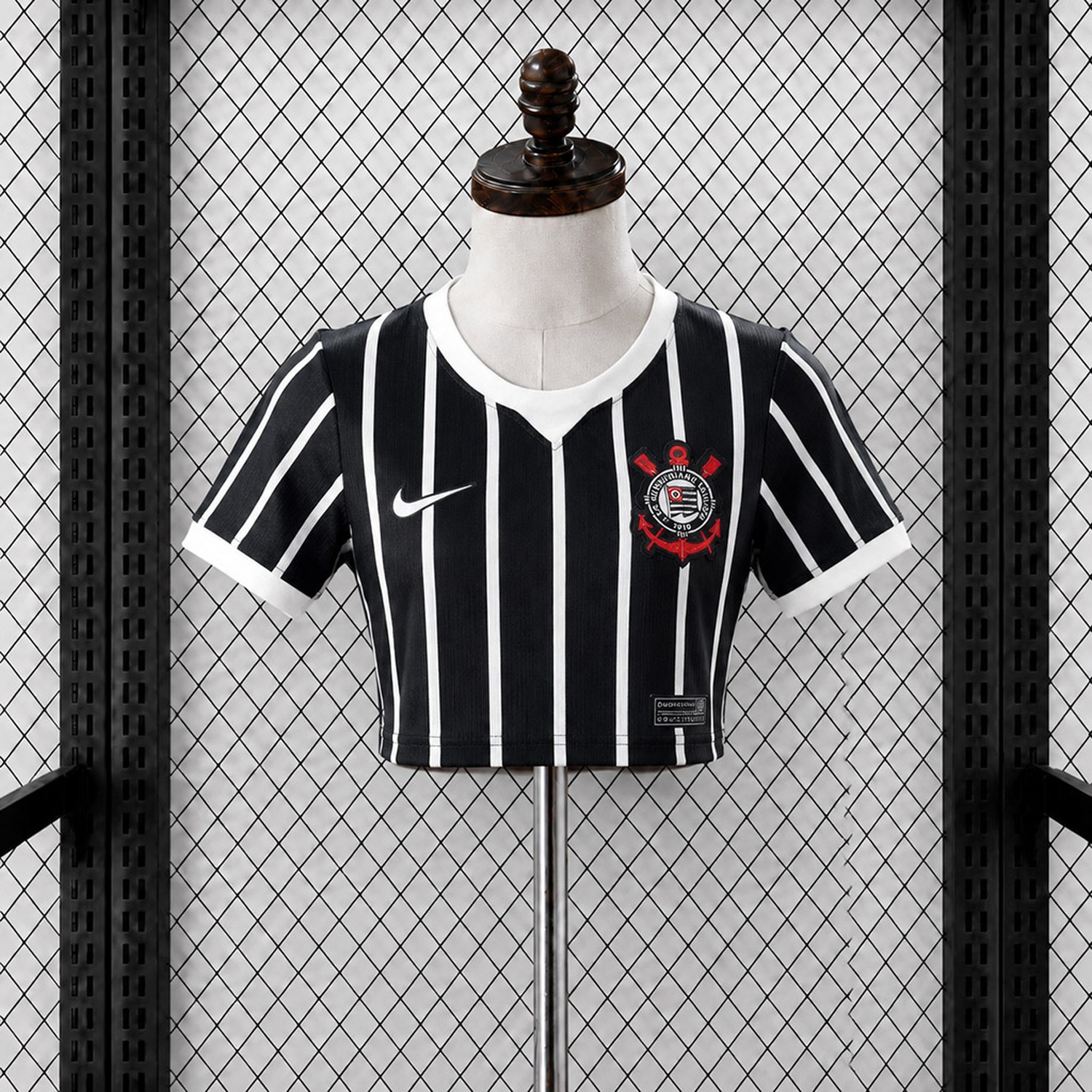 Women's Corinthians 26-27 Away Cropped Jersey - Fans Version - UnitedFutballJersey