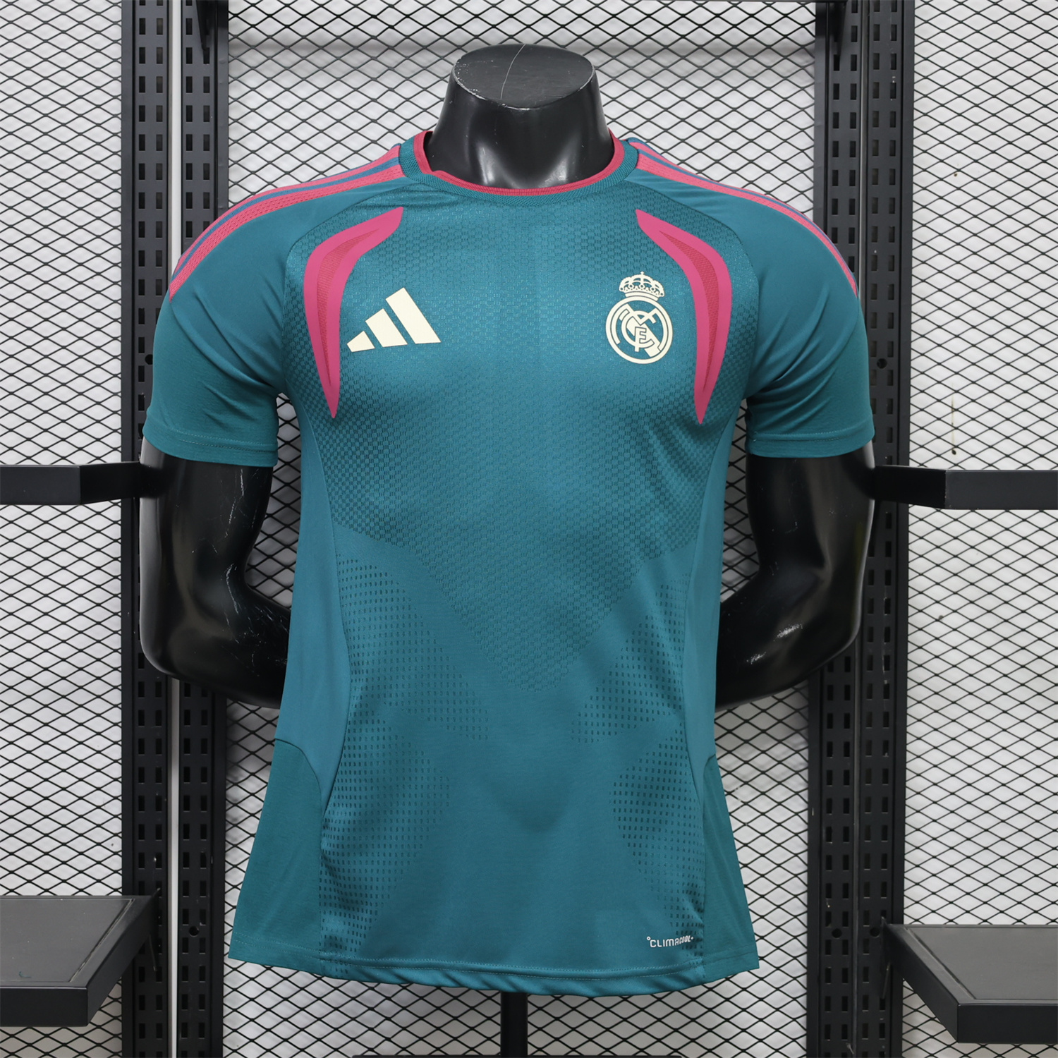 Real Madrid 26-27 Dark Green Short-Sleeve Training Jersey - Player Version - UnitedFutballJersey