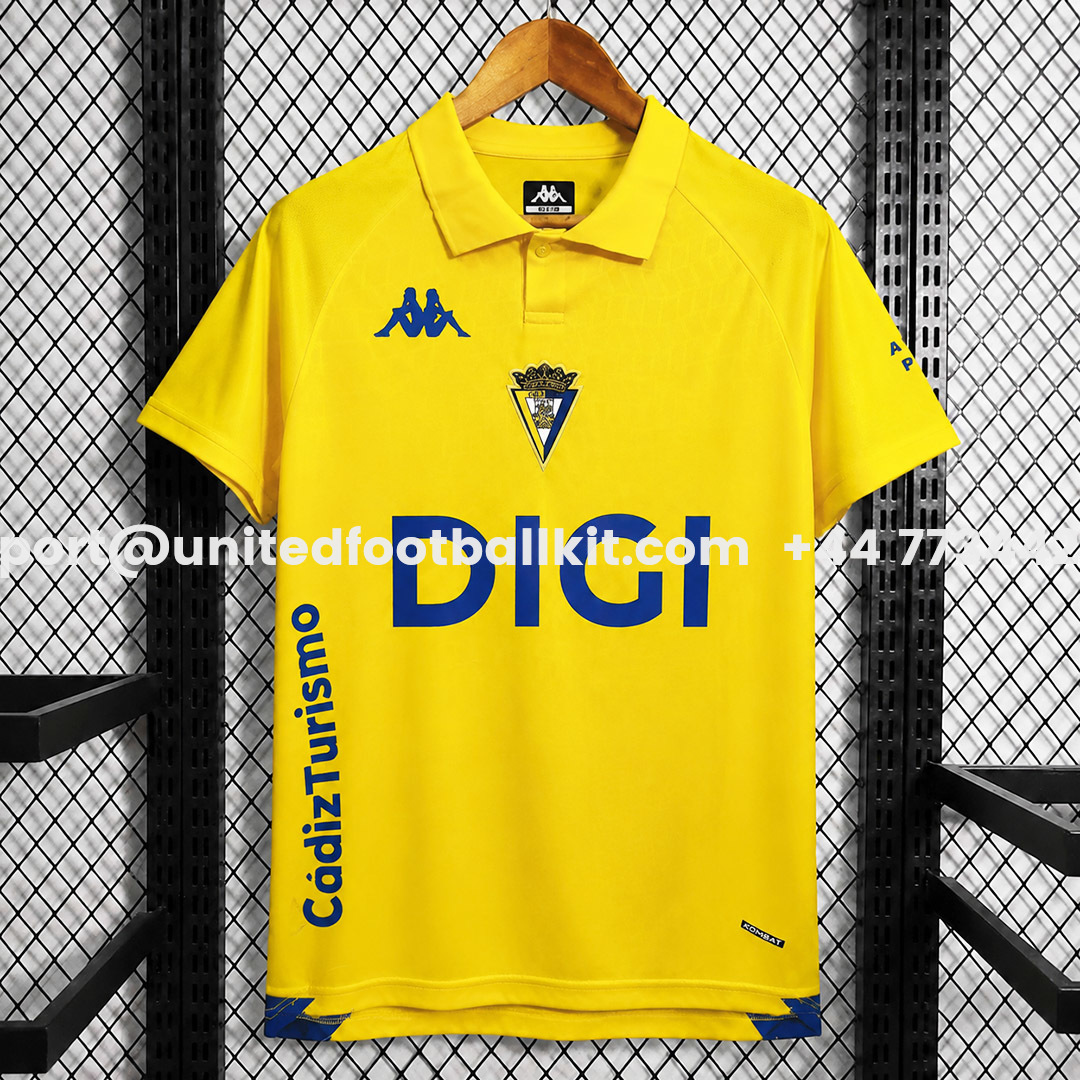 Cádiz Cadiz 26-27 Home Jersey - Fans Version - UnitedFutballJersey