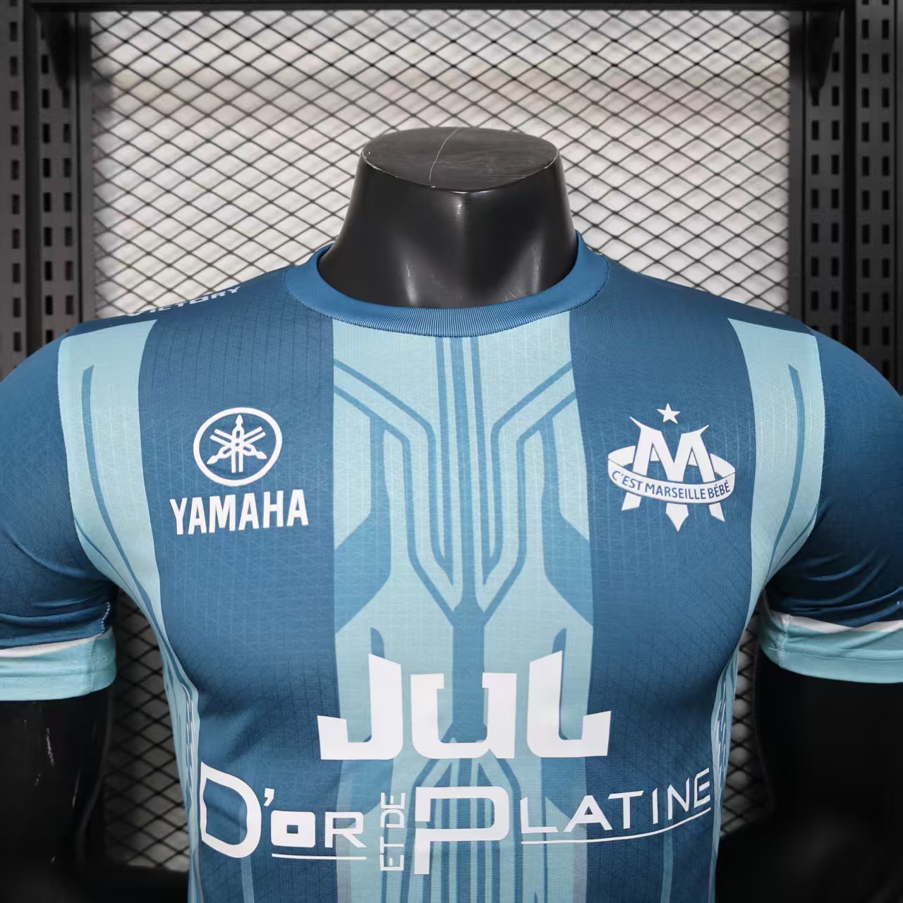 2025/2026 Player Version Olympique de Marseille Special Edition Upper Blue Football Jersey 1:1 Thai Quality