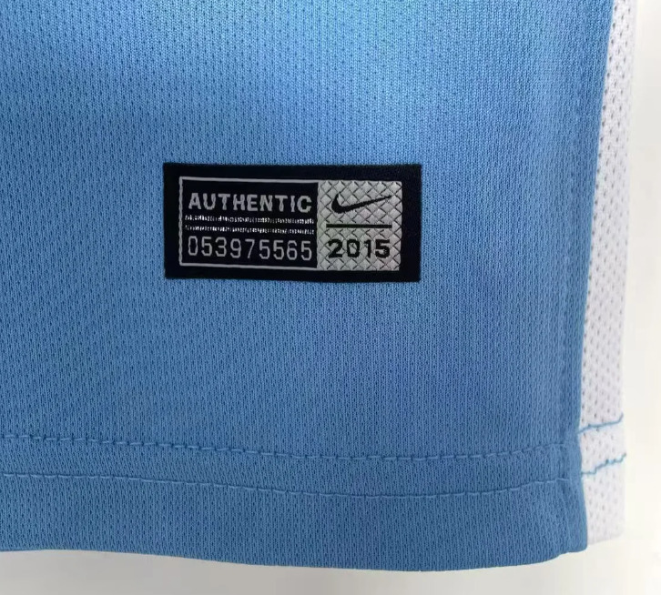 2015/2016 Retro Manchester City Home Football Shirt 1:1 Thai Quality