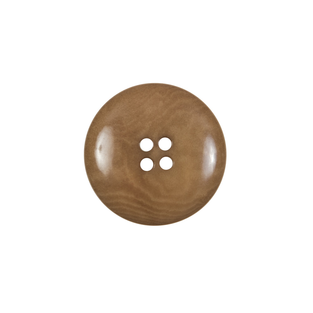 Dark Tan Horn 4-Hole Button - 30L/19mm - Joann Fabrics