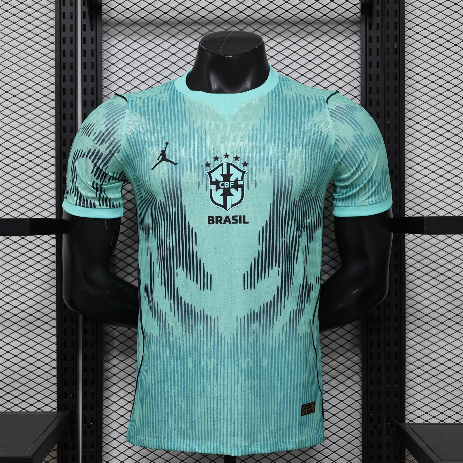 Brazil 2026 Mint Green Goalkeeper Jersey - Player Version - UnitedFutballJersey